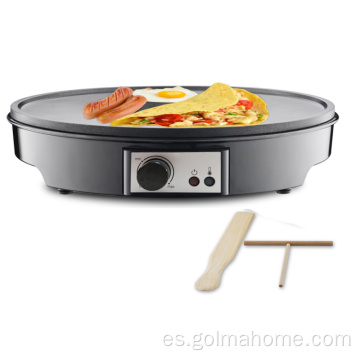 Salud Life Pancake Maker Easy Clean Food Crepe Maker Hogar 1 año eléctrico (AE) * Repuestos gratis LFGB RoHS EMC CB